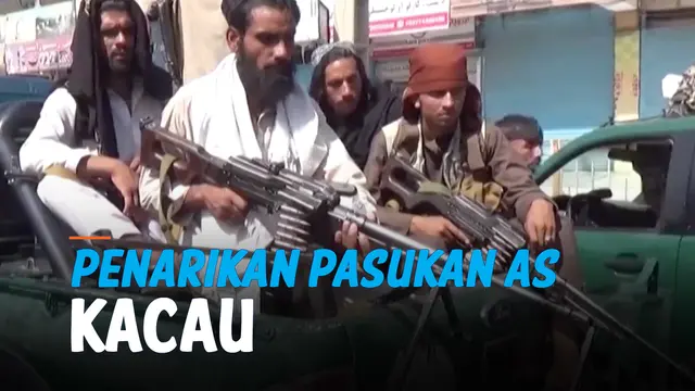 VIDEO: Penarikan Pasukan AS di Afghanistan Kacau, Tekan Dukungan bagi Joe Biden