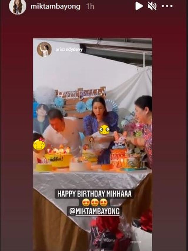 6 Momen Ulang Tahun Mikha Tambayong ke-27, Ucapan Deva Mahenra Jadi Sorotan