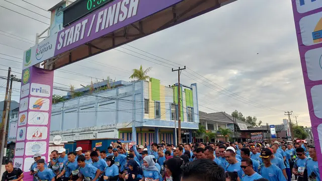 Gaet Wisatawan, Natuna Geopark Marathon Diikuti 840 Peserta Dalam dan Luar Negeri