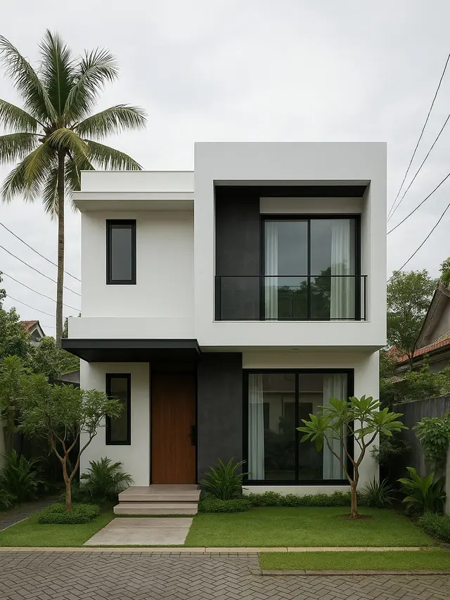 Model Rumah Minimalis 2 Lantai di Lahan Terbatas/ChatGPT