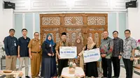 Safari Ramadan Ketua Dewan Pengawas BPJS Ketenagakerjaan Muhammad Zuhri ke Kota Banjarmasin.
