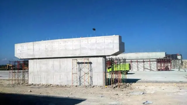 Pengerjaan Jalan Tol Ngawi-Kertosono-Kediri Seksi Wilangan-Kertosono. (Dok Jasa Marga)