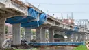 Tol Becakayu diharapkan mampu memecah kepadatan lalu lintas dari Bekasi ke Jakarta atau sebaliknya yang selama ini memadati ruas Jalan Raya Kalimalang atau Jalan Tol Jakarta-Cikampek, Jakarta, Kamis (27/10). (Liputan6.com/Yoppy Renato)