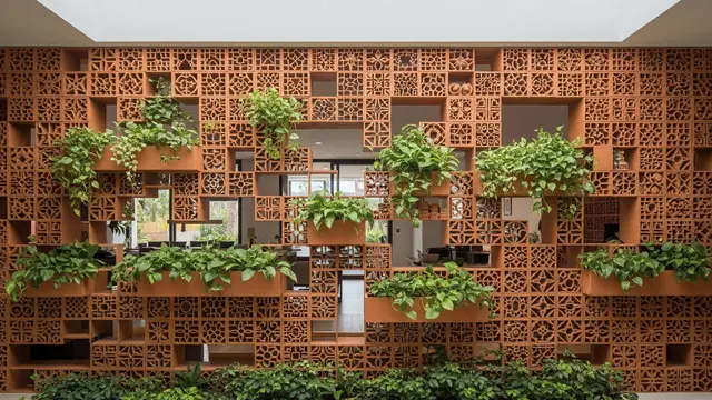Desain Ventilasi Rumah dari Roster yang Estetik