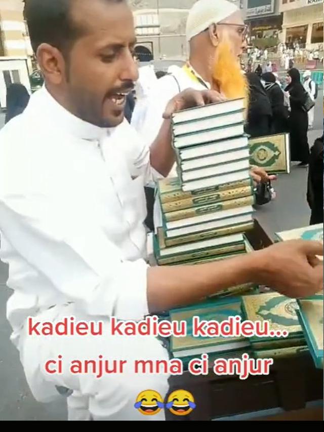 Viral Penjual Al Quran di Mekah Fasih Bahasa Sunda, Curi Perhatian