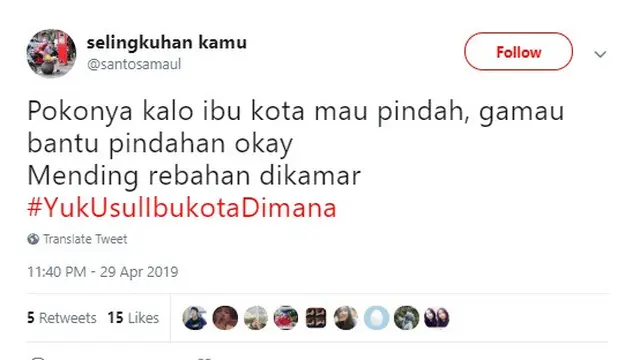 ibu kota pindah
