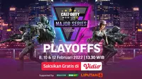 Link Live Streaming Call of Duty Mobile Major Series Season 6 di Vidio Pekan Ini, 8-12 Februari 2022. (Sumber : dok. vidio.com)