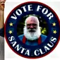 Santa Claus ini memutuskan diri untuk terjun ke dunia politik (sumber dari Facebook/santaclaus)