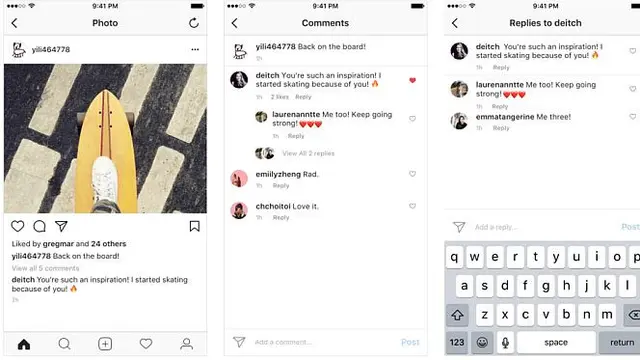 Fitur baru di kolom komentar Instagram