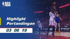 Berita video highlights pertandingan game 2 Final NBA 2019 antara Golden State Warriors melawan Toronto Raptors yang berlangsung sengit, Senin (3/6/2019) WIB.