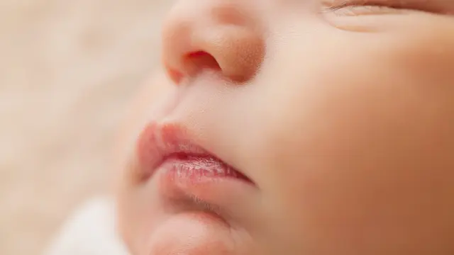 Contoh ilustrasi bayi tertidur