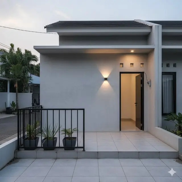 Sentuhan Modern Minimalis dengan Beton Cor