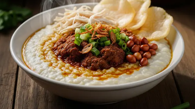 Bubur Ketupat Hangat untuk Sarapan Praktis