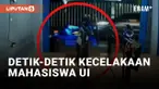 Terungkap! Rekaman CCTV Kecelakaan Mahasiswa UI