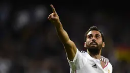 Selama berkostum Real Madrid, Alvaro Arbeloa tampil 153 kali dan mencetak tiga gol untuk Los Blancos. (AFP/ Javier Soriano)