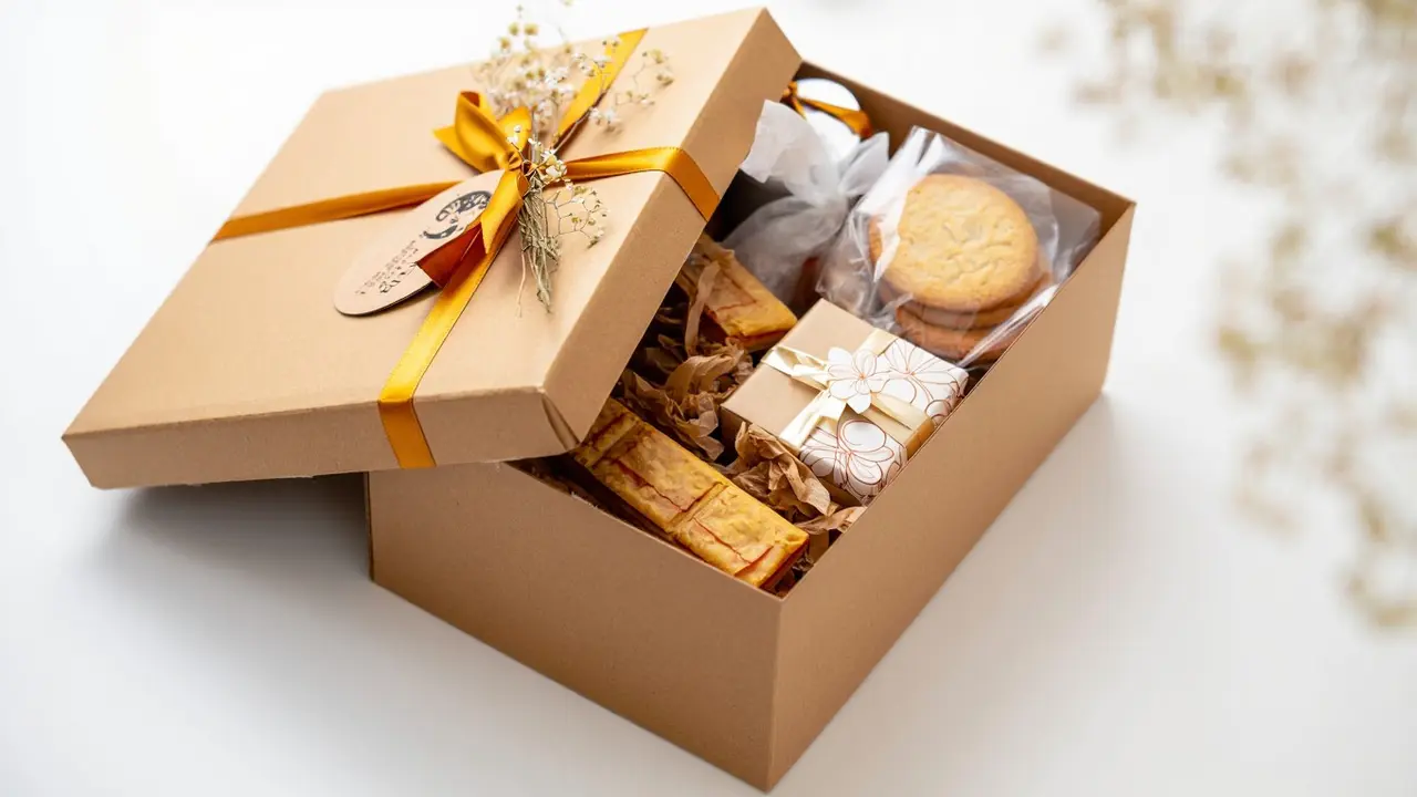 Barang dari kardus bekas parcel lebaran (Foto: Reve.com)