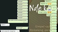 6 Chat Spam Bilang Kangen ke Gebetan Ini Bikin Baper (sumber: 1cak dan Twitter/akusihterserahh)