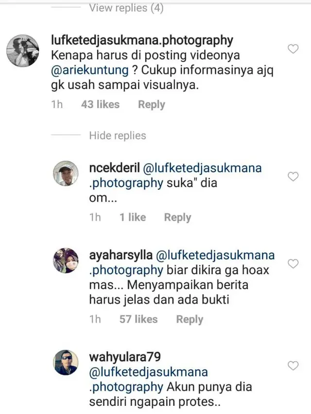 Ari Untung Unggah Video Penembakan Selandia Baru, Diingatkan Malah Diserang Netizen