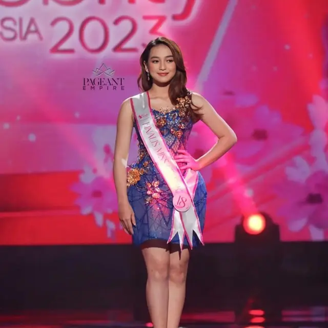 6 Potret Shella Anggia Pemenang Miss Celebrity 2023,