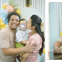 Kebahagiaan Arie Kriting dan Indah Permatasari dengan hadirnya sang buah hati. Hingga kini, keduanya masih merahasiakan wajahnya putrinya. Meski kerap membagikan beberapa potret anaknya di media sosial, keduanya selalu menutupnya. [Instagram/indahpermatas]