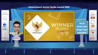 Kemenko Perekonomian mendapatkan apresiasi melalui Government Social Media Award (GSMA) 2021 untuk kategori Best Campaign.  (Sumber ekon.go.id)