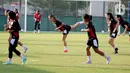 Ada 38 pemain yang dipanggil untuk memperkuat Timnas Putri Indonesia di Kualifikasi Piala Asia 2026. (Liputan6.com/Helmi Fithriansyah)