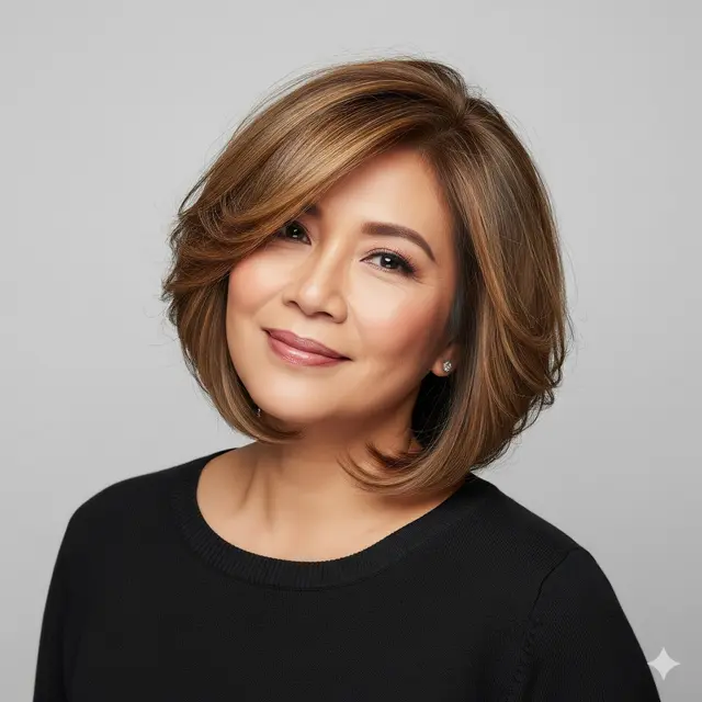 Model Rambut Wanita 50 Tahun Tanpa Ribet Mudah Dirawat. (via Gemini)