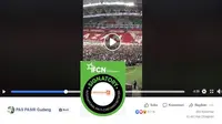 [Cek Fakta] Gambar Tangkapan Layar Video Warga Salat di Dalam Stadion