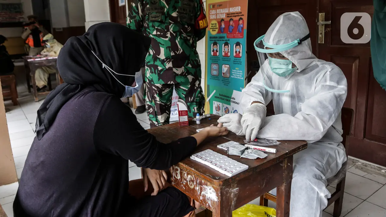 Rapid Test Massal di Petamburan Kembali Digelar