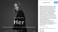 Atas kepeduliannya terhadap lingkungan, Stella McCartney menerima penghargaan dari British Fashion Council. (Foto: Instagram @stellamccartney)