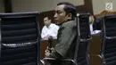 Staf khusus Menteri Agama, Gugus Joko Waskito saat menjadi saksi pada sidang lanjutan dugaan suap seleksi pengisian jabatan di Kemenag dengan terdakwa Haris Hasanuddin dan M Muafad Wirahadi di Pengadilan Tipikor, Jakarta, Rabu (10/7/2019). (Liputan6.com/Helmi Fithriansyah)
