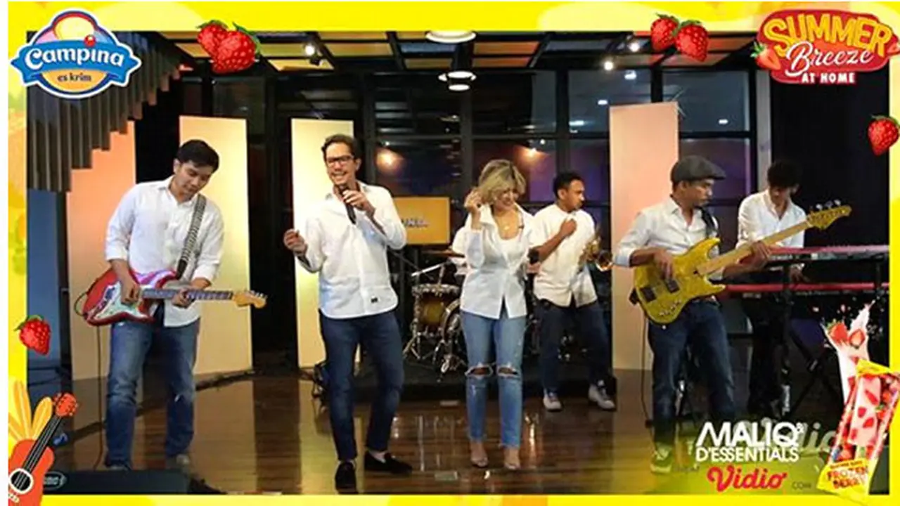 Konser Summer Breeze at Home with Campina Summer Barz Hadirkan Maliq & D'Essential Sukses Hibur Pecinta Musik