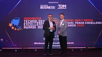 Direktur Utama Infomedia, Eddy Sofryano, menerima Penghargaan Indonesia Technology Excellence Award for Emerging Technology 2025. Credit: Infomedia
&nbsp;