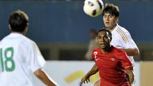 Gol dari Titus Bonai, strker Timnas untuk Pra-Olimpiade, tidak mampu menghindari Indonesia terhindar dari kekalahan 1-3 atas Turkmenistan pada laga di Stadion Gelora Sriwijaya, Jakabaring, Palembang, 23 Februari 2011.