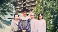Gerah dituding tak berpendidikan hingga tidak lulus kuliah, Uya Kuya klarifikasi sambil pamer potret wisuda dengan latar gedung ikonis Universitas Indonesia. (Foto: Dok. Instagram @king_uyakuya)