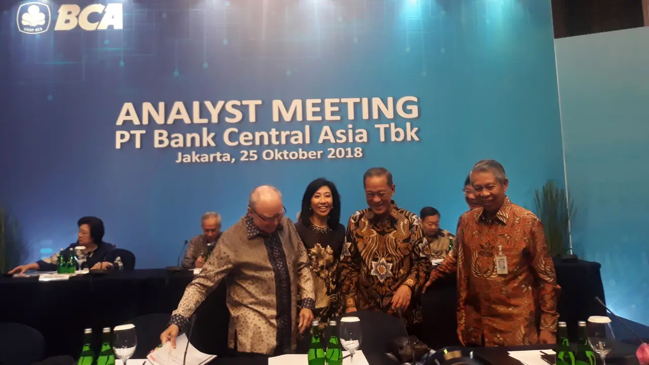 Publikasi Laporan Keuangan Kuartal III 2018 PT Bank Central Asia Tbk (BCA), Kamis (25/10/2018). )Dwi Aditya Putra/Merdeka.com)