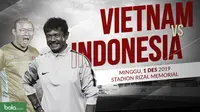 Sepak Bola Putra SEA Games 2019: Vietnam vs  Indonesia. (Bola.com/Dody Iryawan)