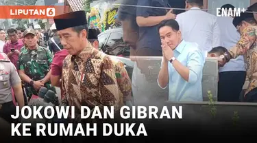 JOKOWI DAN GIBRAN RAKABUMING RAKA MELAYAT KE RUMAH DUKA HAMZAH HAZ