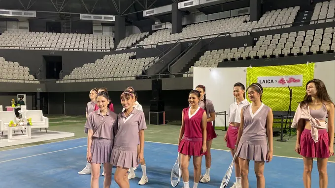 Hobi tenis membuat Ayu Dewi berkolaborasi dengan LAICA, meluncurkan sportswear khusus tenis