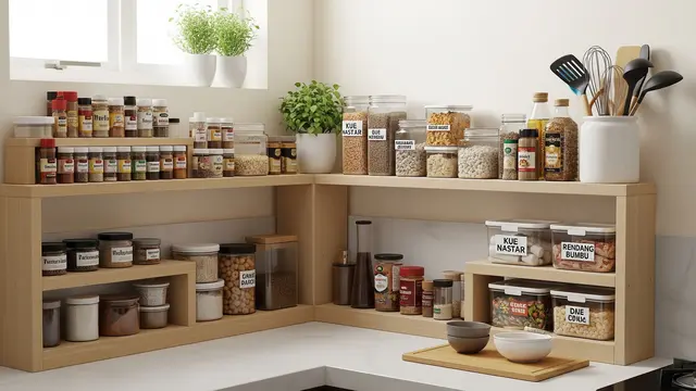 Rak Sudut di Dapur