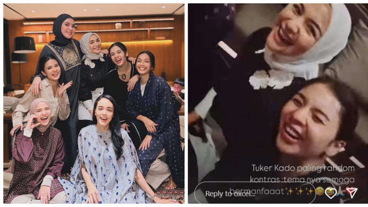 6 Potret Reuni Gadis Sampul 2007 di Momen Bukber, Makin Seru Ada Tukar Kado