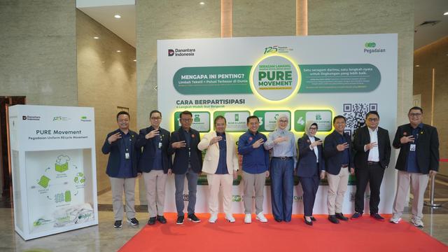 Pegadaian Luncurkan PURE Movement, Daur Ulang Seragam Jadi Peluang Ekonomi