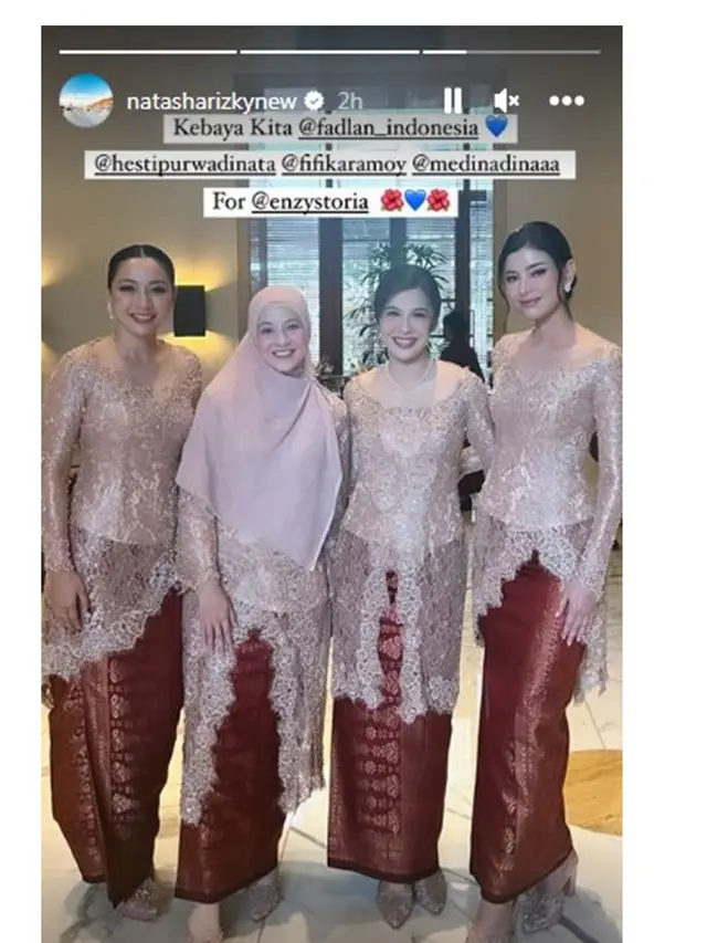 7 Potret Bridesmaids Pernikahan Enzy Storia dan Molen Kasetra, Tampil Memesona