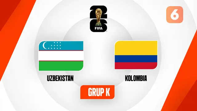 Piala Dunia 2026, Uzbekistan Vs Kolombia