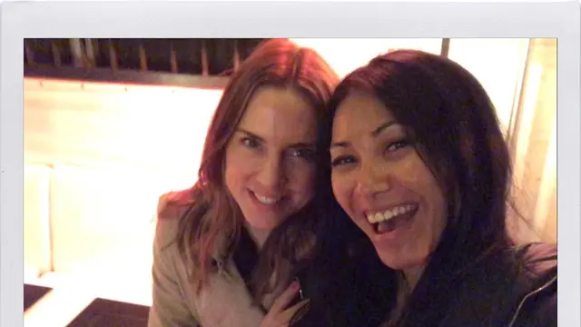 Anggun dan Mel C (Instagram/ anggun_cipta)