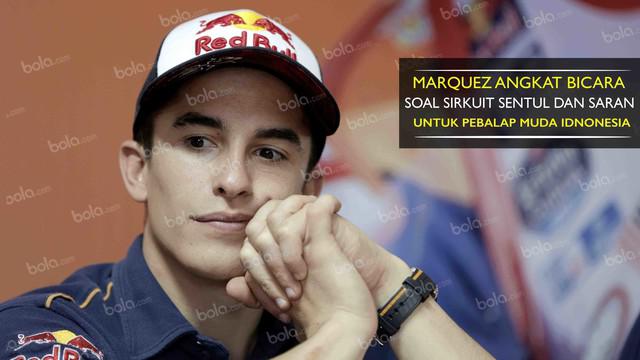 Video pebalap Repsol Honda, Marc Marquez berbicara tentang Sirkuit Sentul dan saran untuk pebalap muda Indonesia