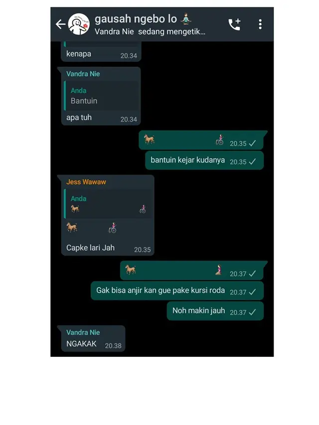 8 Chat Netizen Bantu Tangkap Kuda Ini Bikin Tepuk Jidat