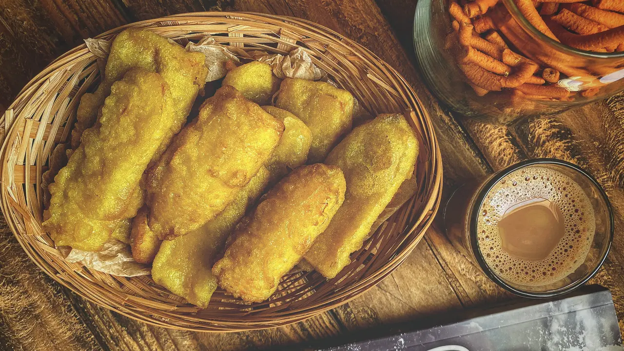 Ilustrasi pisang goreng