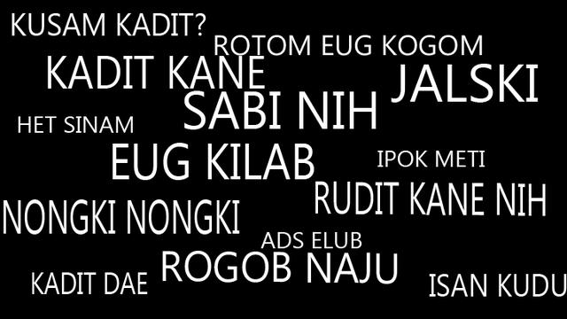 Uniknya Bahasa Gaul 'Walikan'