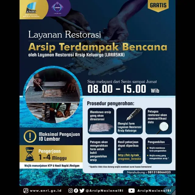 Layanan Restorasi Arsip Keluarga (LARASKA)